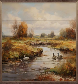 Duck Watching I By Petals Prints Design